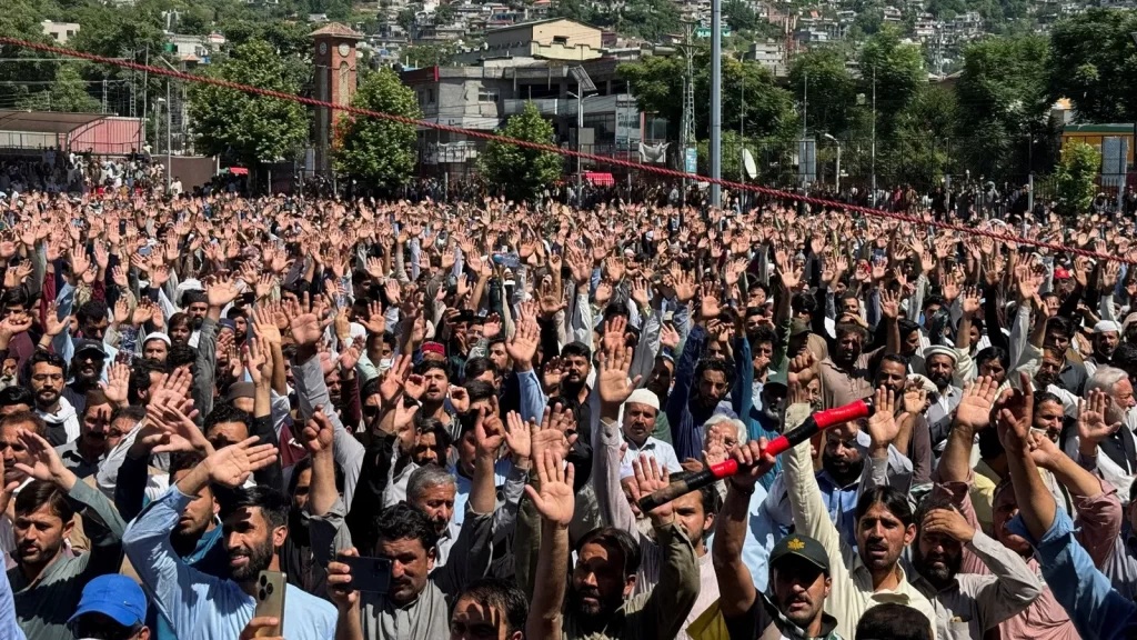 PoK protests reuters